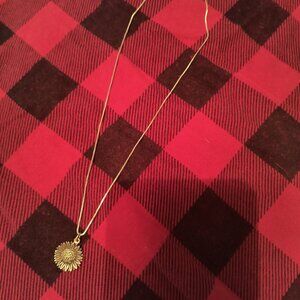 Sunflower necklace